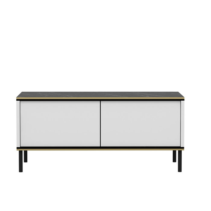 Hanah Home Imaj Mesa de centro Blanca Hanah Home Imaj Mesa de centro Blanca